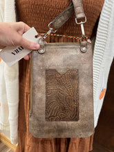Load image into Gallery viewer, Coyote bloom embossed mini sling
