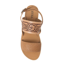 Load image into Gallery viewer, PREORDER~ Karli Handtooled Leather Sandals