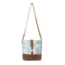Load image into Gallery viewer, Sagefield Cotton & Leather Shoulder Bag In Mint Brown 🩷PRE-ORDER🩷