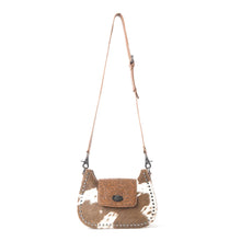 Load image into Gallery viewer, PREORDER~ Highland Ridge Leather Bag In Rustic Oak & Winter Mist