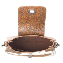 Load image into Gallery viewer, PREORDER~ Highland Ridge Leather Bag In Rustic Oak & Winter Mist