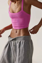 Load image into Gallery viewer, Bailey Girl Athletic Ribbed Cropped Cami Top
