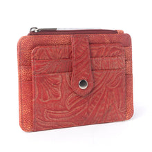 Load image into Gallery viewer, Driftwood Cove Embossed Leather Credit Card Holder 🩷PRE-ORDER🩷
