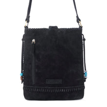 Load image into Gallery viewer, 🩷PRE-ORDER🩷 Yellowstone Stonecrest Suede Leather Concealed Carry Bag In Charcoal Black
