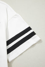 Load image into Gallery viewer, 🖤 PRE-ORDER🖤 Amerieshia Varsity Striped Tee
