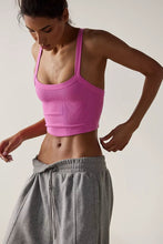 Load image into Gallery viewer, Bailey Girl Athletic Ribbed Cropped Cami Top
