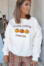 Load image into Gallery viewer, FARM FRESH PUMPKINS Embroidered Sweatshirt ~PREORDER
