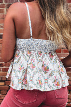 Load image into Gallery viewer, 🖤 PRE-ORDER🖤 Karli Floral Patchwork Spaghetti Straps Babydoll Top
