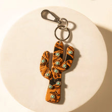 Load image into Gallery viewer, Myra Beaded &amp; Fringe Hand Tooled Leather Key Fobs 🩷PRE-ORDER🩷
