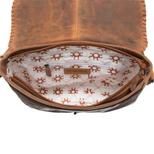 Load image into Gallery viewer, Honey Field Hairon Leather Messenger Bag In Sable Mist 🩷PRE-ORDER🩷
