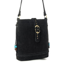 Load image into Gallery viewer, 🩷PRE-ORDER🩷 Yellowstone Stonecrest Suede Leather Concealed Carry Bag In Charcoal Black
