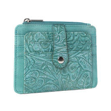 Load image into Gallery viewer, Driftwood Cove Embossed Leather Credit Card Holder 🩷PRE-ORDER🩷
