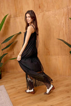 Load image into Gallery viewer, Bohera Janet Elaine Embroidered Leather Tier Dress 🩷

