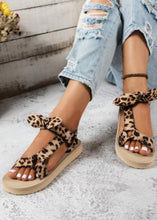 Load image into Gallery viewer, For You Leopard Sandals
