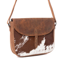 Load image into Gallery viewer, Honey Field Hairon Leather Messenger Bag In Sable Mist 🩷PRE-ORDER🩷
