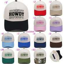 Load image into Gallery viewer, 🤍PRE-ORDER🤍🧢WOMENS EMBROIDERED TRUCKIE HATS🧢
