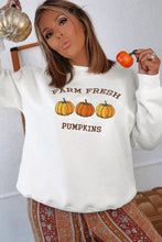 Load image into Gallery viewer, FARM FRESH PUMPKINS Embroidered Sweatshirt ~PREORDER
