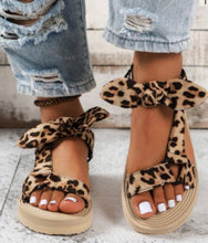 Load image into Gallery viewer, For You Leopard Sandals

