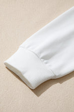 Load image into Gallery viewer, Evergreen Tree Pearls &amp; Plaid Patched Lightweight Sweatshirt
