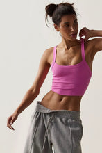 Load image into Gallery viewer, Bailey Girl Athletic Ribbed Cropped Cami Top
