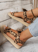 Load image into Gallery viewer, For You Leopard Sandals
