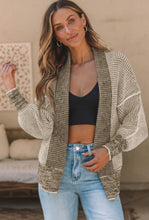 Load image into Gallery viewer, Apricot chunky knit jacket length Cardi
