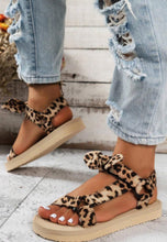 Load image into Gallery viewer, For You Leopard Sandals
