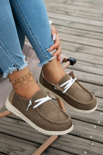 Load image into Gallery viewer, Coffee Comfy Ribbed Casual Slip Ons:PO
