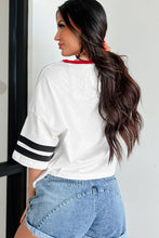 Load image into Gallery viewer, 🖤 PRE-ORDER🖤 Amerieshia Varsity Striped Tee

