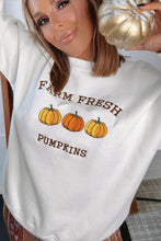 Load image into Gallery viewer, FARM FRESH PUMPKINS Embroidered Sweatshirt ~PREORDER
