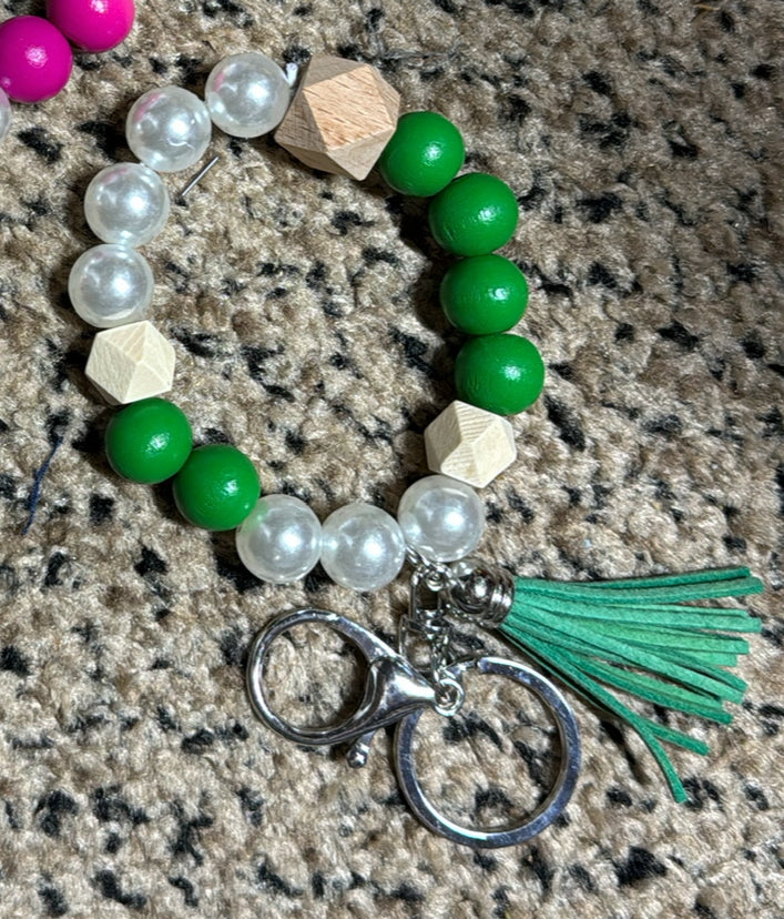 Pearly Bead Keychain
