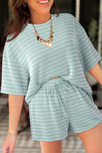 Load image into Gallery viewer, 🖤 PRE-ORDER🖤 Emma Drawstring Elastic Waist 2pcs Short Set
