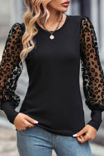 Load image into Gallery viewer, LEOPARD MESH TOP
