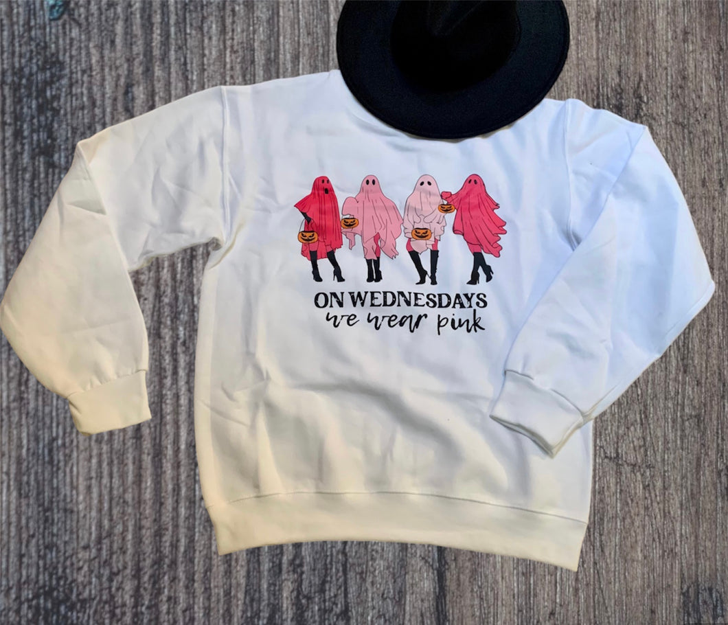On Wednesdays We Wear Pink Swearshirt