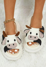 Load image into Gallery viewer, Cow slippers
