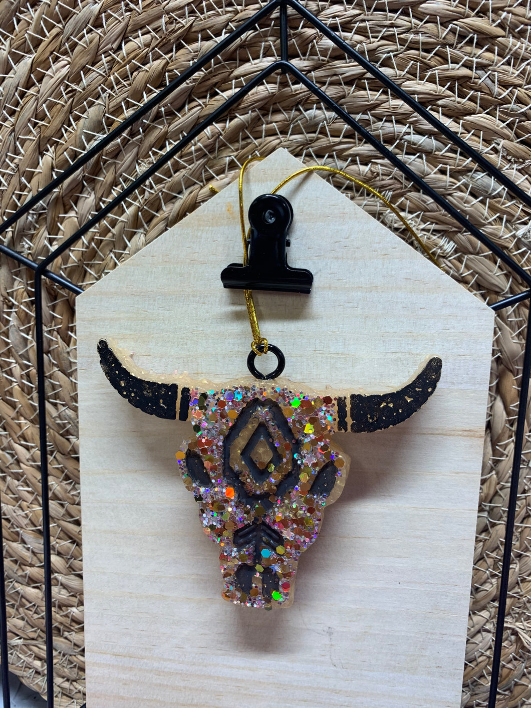 Chunky Glitter Skull