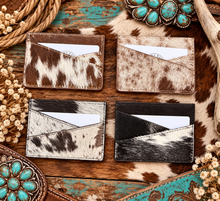 Load image into Gallery viewer, Myra cowhide card holders
